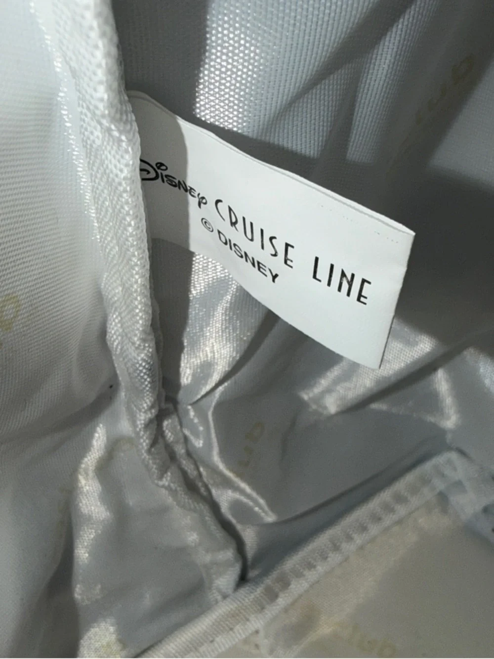 Castaway Club Disney Cruise Line White & Blue Tote Bag